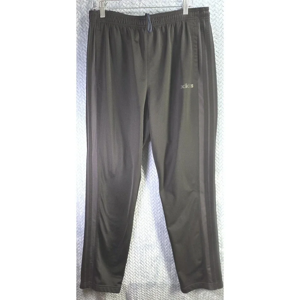 Adidas Primegreen Mens XL Black Track Pants Ankle Zip‎ Soccer Joggers FL4870